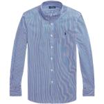 Chemises de créateur Ralph Lauren bleues à rayures rayées Taille XL look casual pour homme 