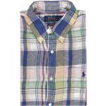 Chemises cintrées de créateur Ralph Lauren multicolores à manches longues Taille L look casual pour homme 