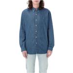 Chemises cintrées de créateur Ralph Lauren bleues à manches longues Taille XL pour homme 