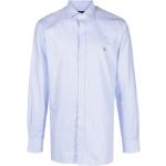 Chemises de créateur Ralph Lauren bleues à manches longues à manches longues Taille 3 XL classiques pour homme 