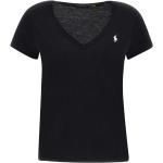 T-shirts de créateur Ralph Lauren noirs Taille XS look casual pour femme 