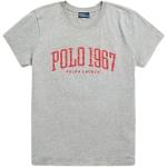 T-shirts col rond de créateur Ralph Lauren gris en jersey à col rond Taille L pour femme 