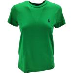 T-shirts de créateur Ralph Lauren verts look casual 