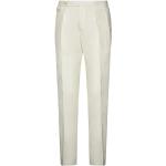 Pantalons de costume de créateur Ralph Lauren beiges 