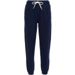 Pantalons taille élastique de créateur Ralph Lauren bleu marine en polaire Taille XS pour femme 
