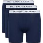 Boxers de créateur Ralph Lauren Underwear bleus à logo en coton lavable en machine en lot de 3 Taille XXL 