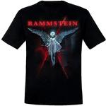 T-shirts à imprimés noirs en coton Rammstein Taille XXL look fashion pour homme 
