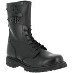 Chaussures de travail  noires en cuir Pointure 47 look militaire 