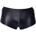 Boxers noirs en cuir Taille M look sexy 