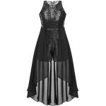 Combinaisons robe noires en mousseline à strass look fashion pour fille de la boutique en ligne Amazon.fr 