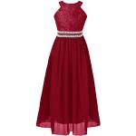Robes de cérémonie rouge bordeaux en mousseline Taille 6 ans look fashion pour fille de la boutique en ligne Amazon.fr 