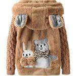 Vestes à capuche kaki à motif ours look fashion pour fille de la boutique en ligne Amazon.fr 