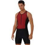 Combinaisons de natation rouges en lot de 1 Taille XL look fashion pour homme 