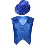 Gilets bleus à paillettes look fashion pour garçon de la boutique en ligne Amazon.fr 