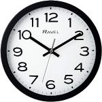 Ravel - Horloge Murale Moderne de 25 cm – Noir