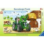 Puzzles Ravensburger à motif tracteurs 15 pièces de la ferme 