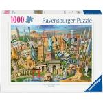 Puzzles de paysage Ravensburger à motif Londres 1.000 pièces plus de 12 ans 