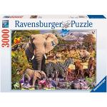 Puzzles Ravensburger à motif Afrique 3.000 pièces de 9 à 12 ans en promo 