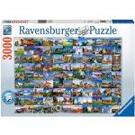Puzzles Ravensburger à motif Rome Tour Eiffel 3.000 pièces plus de 12 ans en promo 