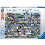 Puzzles Ravensburger à motif Rome Tour Eiffel 3.000 pièces plus de 12 ans en promo 