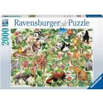 Puzzles Ravensburger à motif animaux 2.000 pièces plus de 12 ans 