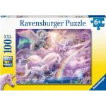 Puzzles Ravensburger à motif licornes 100 pièces 