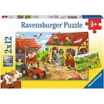 Puzzles Ravensburger 12 pièces de la ferme 