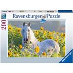 Puzzles Ravensburger à motif animaux 200 pièces de chevaux de 9 à 12 ans 