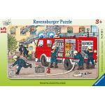 Puzzles Ravensburger 15 pièces de pompier 