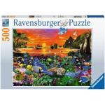 Puzzles Ravensburger à motif tortues 500 pièces de 9 à 12 ans 