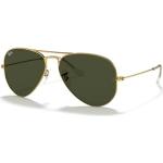 Lunettes aviateur Ray Ban Aviator vertes Taille L look fashion pour homme 