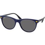 Lunettes rondes Ray Ban bleues Taille XS look fashion pour homme 