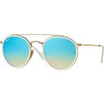 Lunettes aviateur Ray Ban blanches Taille XS look fashion pour femme 