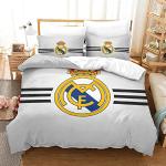 Couvre-lits en microfibre Real Madrid 200x200 cm 
