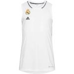 Maillots de basketball adidas Performance blancs à rayures en polyester Real Madrid Taille XXL classiques pour homme 