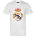 T-shirts à imprimés blancs en coton Real Madrid Taille XXL pour homme 