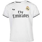 Maillots Real Madrid blancs en polyester enfant Real Madrid 