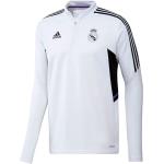Vestes de running adidas blanches en polyester Real Madrid Taille L pour homme 