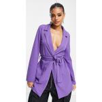 Robes violettes à manches longues à manches longues Taille M look fashion pour femme en promo 