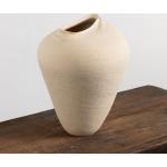 Vases design blancs en céramique contemporains 