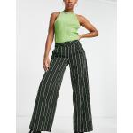 Pantalons large Reclaimed Vintage multicolores à rayures en viscose Taille XL pour femme en promo 