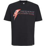 T-shirts à imprimés noirs David Bowie Taille M look fashion pour homme 