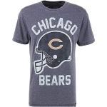 Recovered NFL Chicago Bears American Football T-Shirt Bleu, Multicolore, M Homme