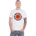 Red Hot Chili Peppers Asterisk T Shirt Imprimé Officiel Musique (Blanc) - Large