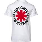 T-shirts blancs Red Hot Chili Peppers Astérix lavable en machine Taille M look fashion pour homme 