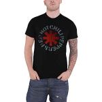 Red Hot Chili Peppers Stencil Black Homme T-Shirt