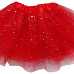 Tutus rouges en tulle à sequins Taille 3 ans pour fille de la boutique en ligne Etsy.com 