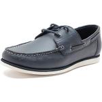Red Tape Homme Helford Boat Shoes, Blue, 43 EU