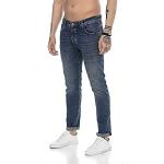 Redbridge Jean pour Homme Denim Pants Jeans Used Look Bleu foncé W33L32