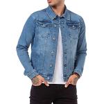 Vestes en jean Redbridge bleus clairs en denim Taille XXL look fashion pour homme en promo 